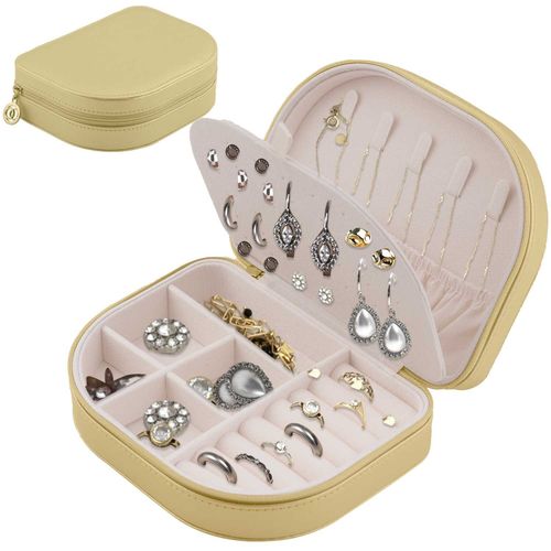 Szkatułka na biżuterię Massido MS-707 - złota na Arena.pl