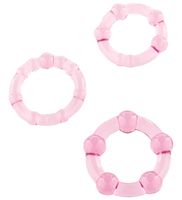 Żelowe pierścienie erekcyjne - 3 szt.