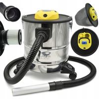 Odkurzacz do popiołu 20L 1600W na kółkach GEKO G81093