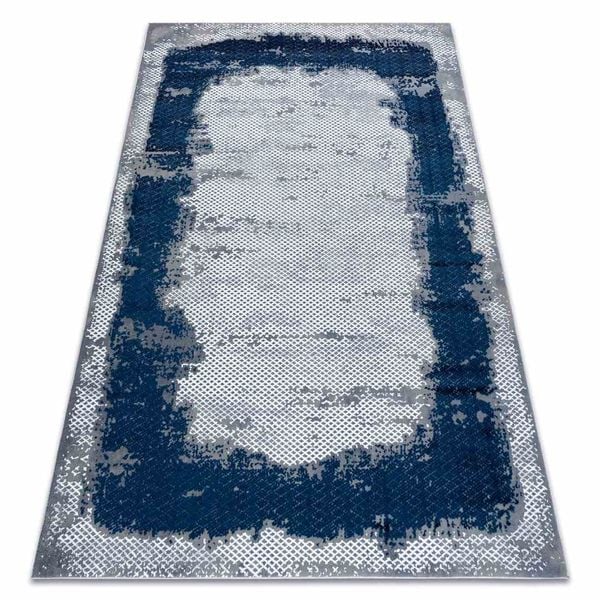 RUG/LU/IONA/FRAME/BLUE+GREY/120x170 zdjęcie 2