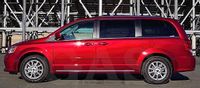DODGE GRAND CARAVAN - Listwy CHROM na drzwi boczne dekoracyjne chromowane