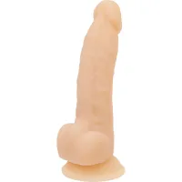 naked addiction rotating vibrating 20 cm vanilla silikonowa maszyna intymna