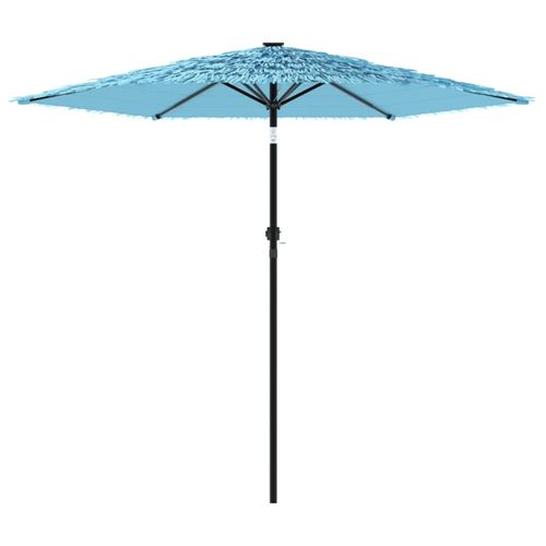 Parasol ogrodowy na stalowym słupku, niebieski, 223x223x213 cm na Arena.pl