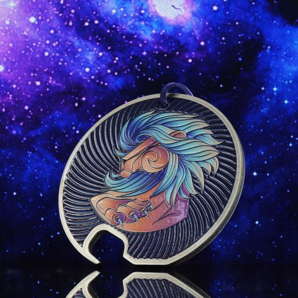 OTWIERACZ STALOWY DO BUTELEK KAPSLI ZODIAK LEW zdjęcie 2