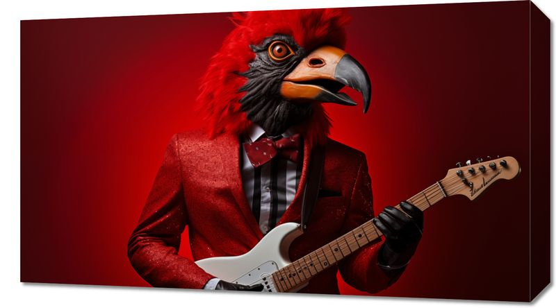 Obraz 70x40cm Zwierzęcy Rock'n'Roll zdjęcie 1
