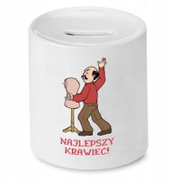 Skarbonka Dla Krawcowej Krawca Najlepszy Krawiec Z Nadrukiem Ze Zdjęciem