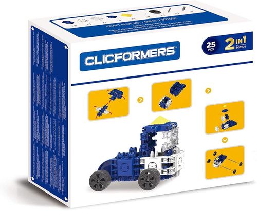 KLOCKI CLICS CLICFORMERS Craft set niebieski 25el. na Arena.pl
