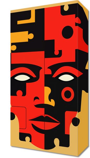 Obraz 20x40cm Puzzle Tożsamości zdjęcie 1