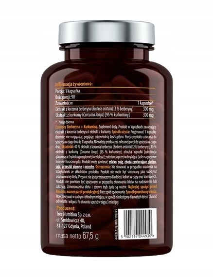 Berberyna + Kurkumina ESSENSEY (90 kapsułek) zdjęcie 6