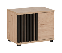 Szafka Na Buty 2- Drzwiowa 2D 60 cm Hickory + Czarny PEROS AM