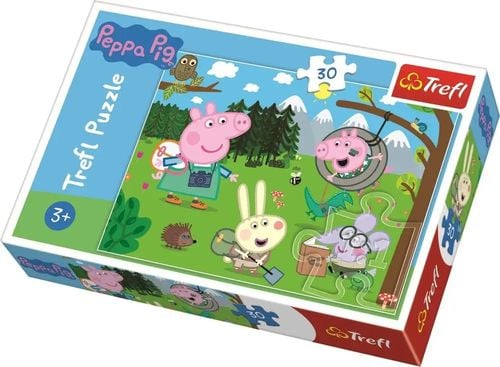 puzzle 30 leśna wyprawa peppa pig 18245 na Arena.pl