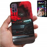 ETUI DO MOTOROLA MOTO G10 / G30 - SPORTOWE SAMOCHODY, CAR AUTA FAN + SZKŁO