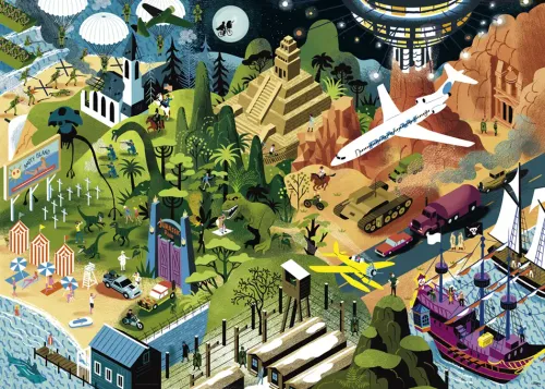 Puzzle 1000 elementów. Movie Masters. Filmy Stevena Spielberga na Arena.pl