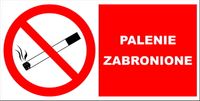 ZI-38 ZNAK TABLICZKA - PALENIE ZABRONIONE  200X400