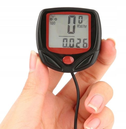 LICZNIK ROWEROWY LCD PRĘDKOŚĆ PRZEBIEG ZEGAR na Arena.pl