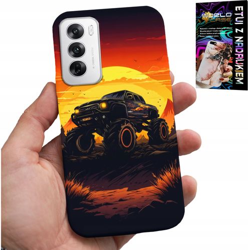 ETUI DO OPPO RENO12 PRO 5G - MONSTERTRUCK, CIĘŻARÓWKA, WZORY + FOLIA na Arena.pl