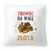 Dla Tirowca Poduszka Na Urodziny Na Prezent Z Nadrukiem Ze Zdjęciem