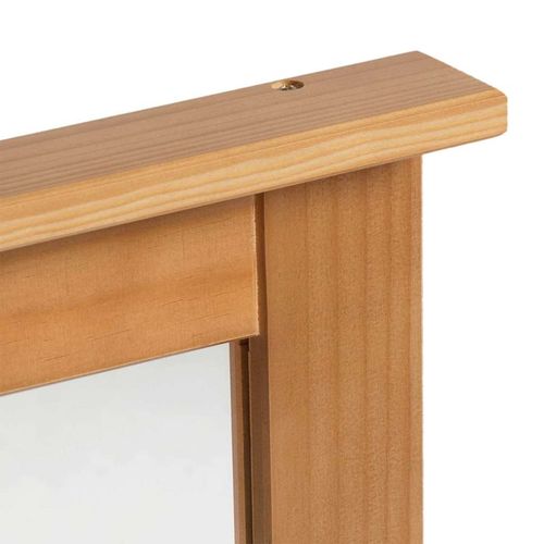 Lustro VIGO miodowy brąz 55.5 x 5 x 70 cm Lite drewno sosnowe na Arena.pl