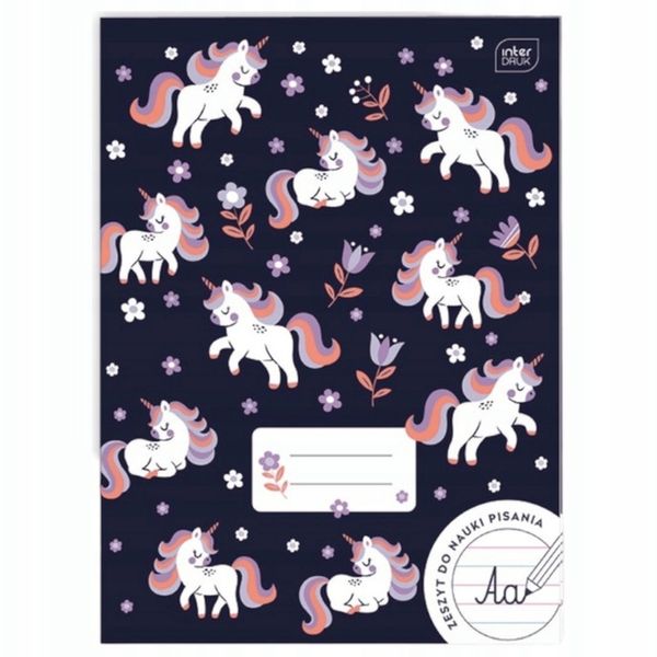 5x Zeszyt KOLOROWA 3 LINIA = A4 /32k | Miękka okładka InterDruk zdjęcie 4