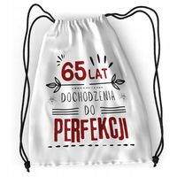 Plecak Urodziny 65 65Te Sportowy Szkolny Worek Z Nadrukiem Ze Zdjęciem