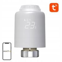 AVATTO INTELIGENTNA GŁOWICA TERMOSTATYCZNA POKRĘTŁO DO GRZEJNIKA ZIGBEE 3.0