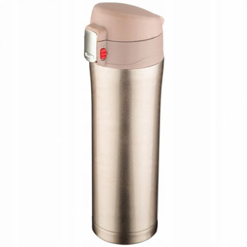 KUBEK LOCK 440 ML ZŁOTY termiczny szczelny z blokadą i izolacją próżniową na Arena.pl