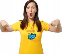 Koszulka z nadrukiem dla babci DZIEŃ BABCI