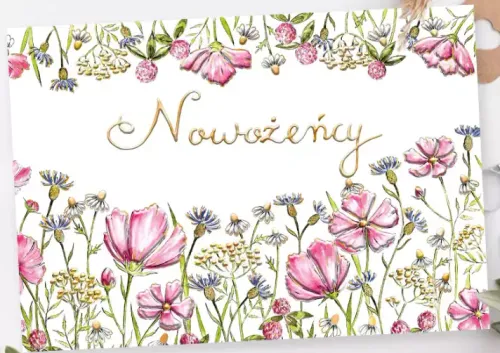 Karnet A5 Ślubny, Polne Kwiaty na Arena.pl