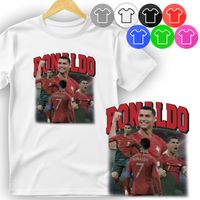 KOSZULKA DZIECIĘCA T-SHIRT - CRISTIANO RONALDO CR7 SPORT PIŁKA - S 122-128