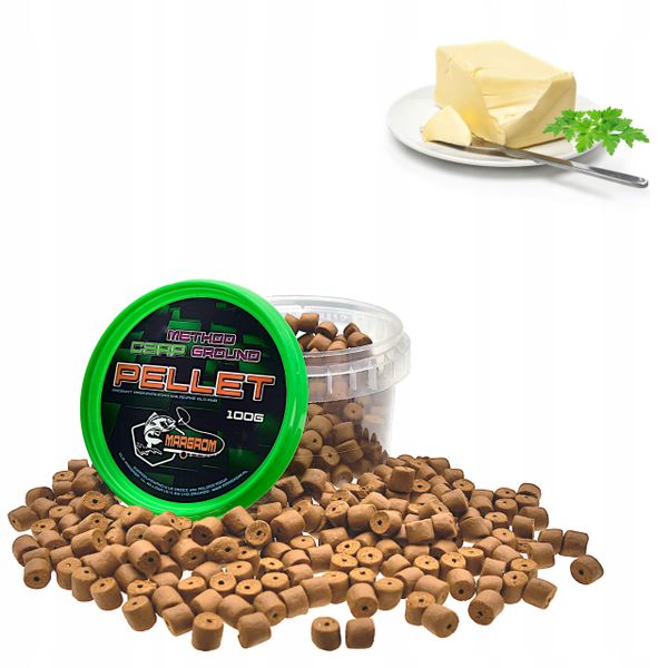 PELLET HACZYKOWY MARGROM 8mm 100g Kwaśne Masło zdjęcie 1