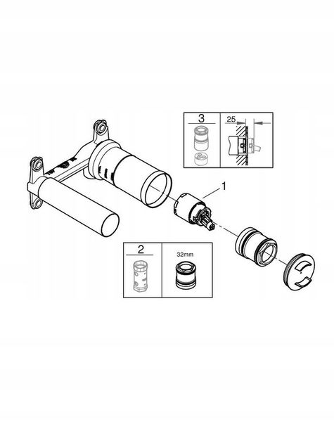 Grohe element do zabudowy podtynkowej 23571000 zdjęcie 5