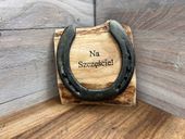 Oryginalny prezent na szczęście końska podkowa parapetówka upominek