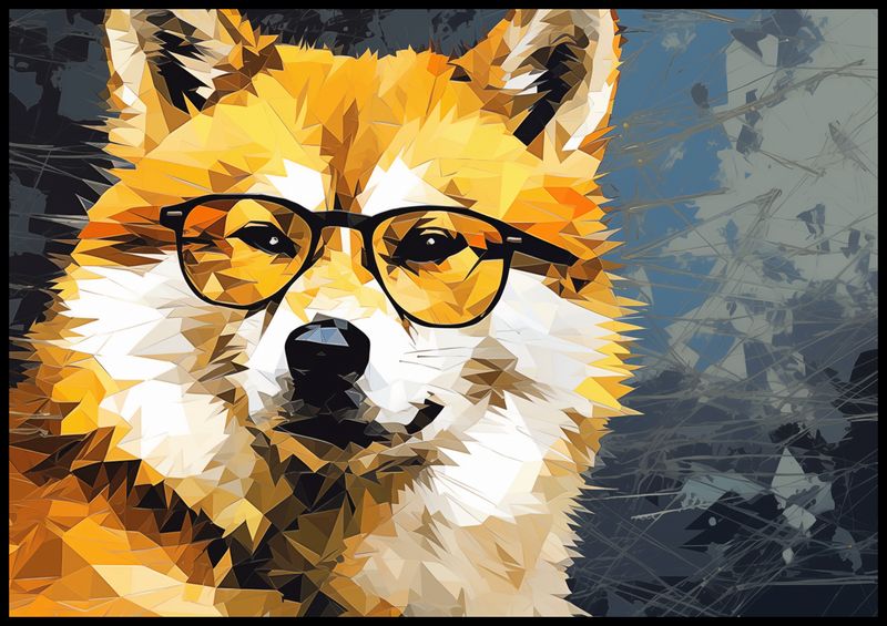 Plakat 100x70cm Intelektualny Psiak zdjęcie 2