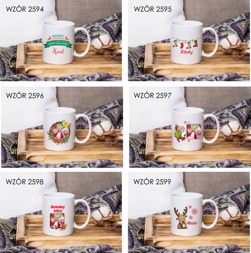 Kubek z imieniem PREZENT WESOŁYCH ŚWIĄT na Arena.pl
