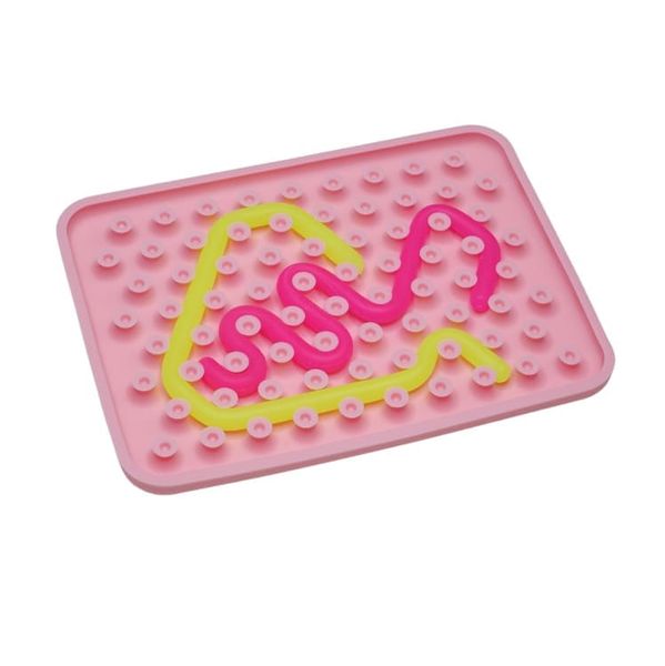 zabawka sensoryczna WigglyToy różowy MAŁPISZON zdjęcie 1