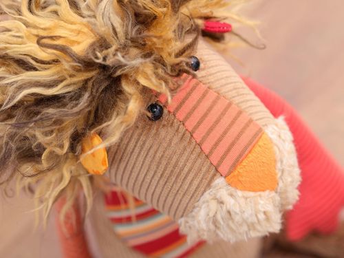 SIGIKID - Lew w paski 40 cm Patchwork Sweety na Arena.pl