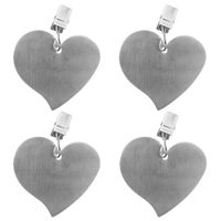 4x Klipsy Obciążniki Stalowe Uchwyt Klamra do Obrusu Stołu Ceraty Blatu