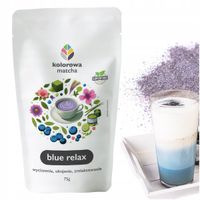 HERBATA MATCHA JAPOŃSKA W PROSZKU NIEBIESKA BLUE RELAX KOLOROWA MATCHA 75G