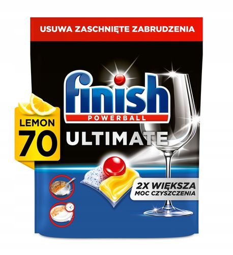Finish Quantum Ultimate kapsułki do zmywarki 70szt + Gratis na Arena.pl