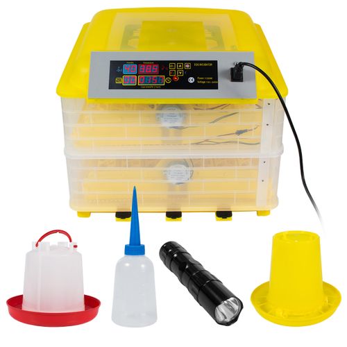 DUŻY INKUBATOR AUTOMATYCZNY 112 JAJ WYLĘGARKA 120W na Arena.pl