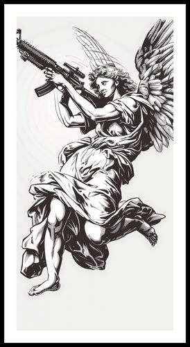 Plakat 50x100cm Anioł Wojny na Arena.pl