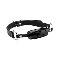 ouch! by shots - pasujący knebel cylindryczny z regulacją, czarny