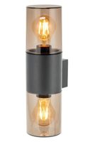 Kinkiet ogrodowy Adviti szary E27 15 W