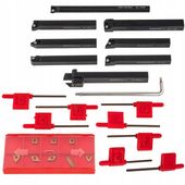 ZESTAW NOŻY TOKARSKICH 8x8MM SKŁADANYCH NÓŻ TOKARSKI NOŻE TOKARSKIE 7EL