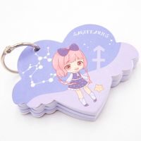 Mini notes notesik na breloku znak zodiaku STRZELEC