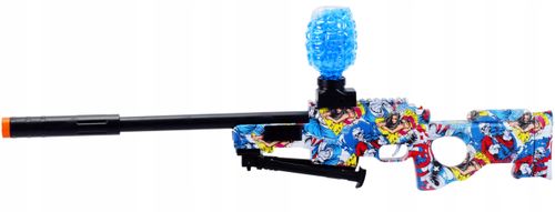 KARABIN AUTOMATYCZNY ZESTAW PISTOLET AUTOMAT NA KULKI WODNO ŻELOWE ELEKTRO na Arena.pl