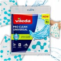 ściereczka uniwersalna z enzymami vileda pro clean 4 szt.
