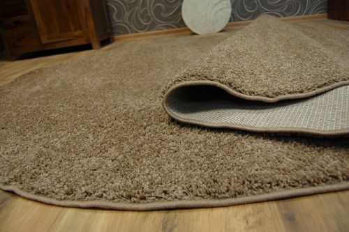 Dywan owalny JAZZY BASIC ciemny beż na Arena.pl