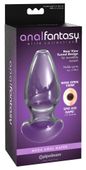 wydrążony korek analny anal fantasy elite szklany 12 cm