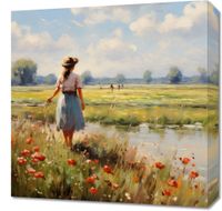 Obraz 50x50cm Wiejski Spokój